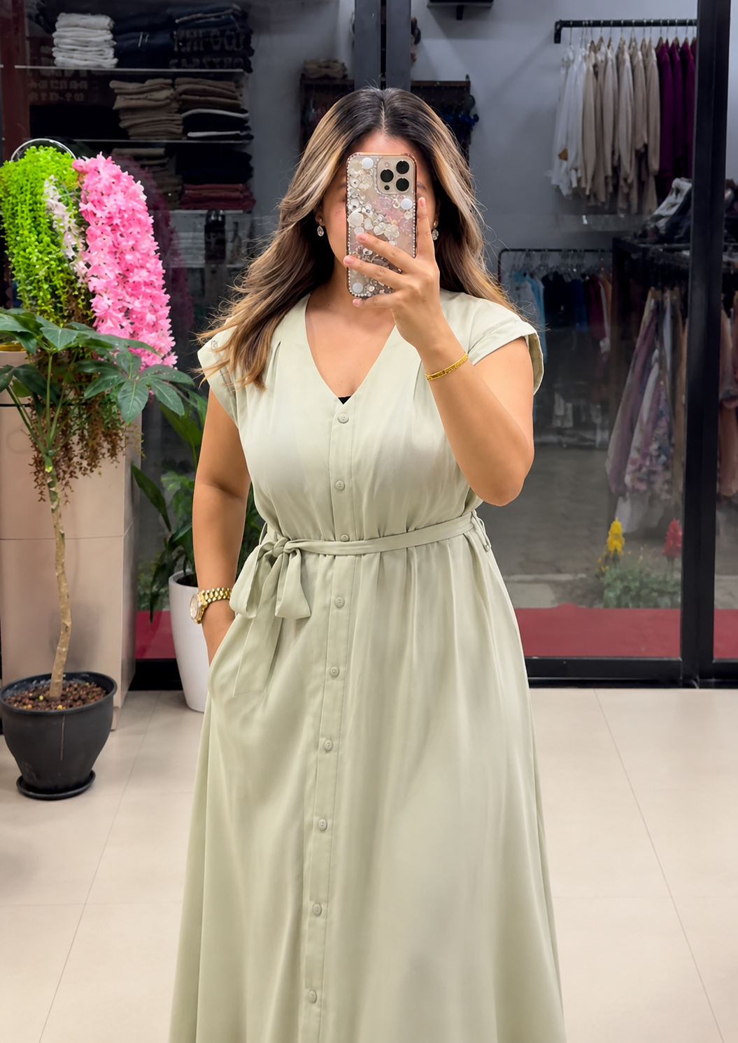 Women's Soft Rayon A-Line Maxi Dress