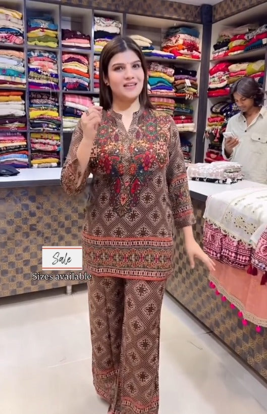 Kamini Rayon Co Ord Set