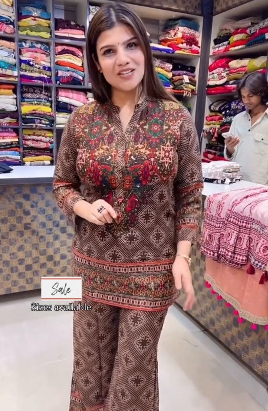 Kamini Rayon Co Ord Set