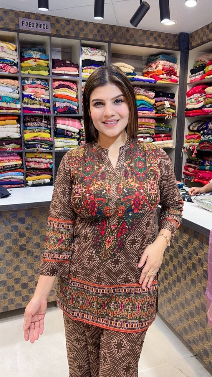 Kamini Rayon Co Ord Set