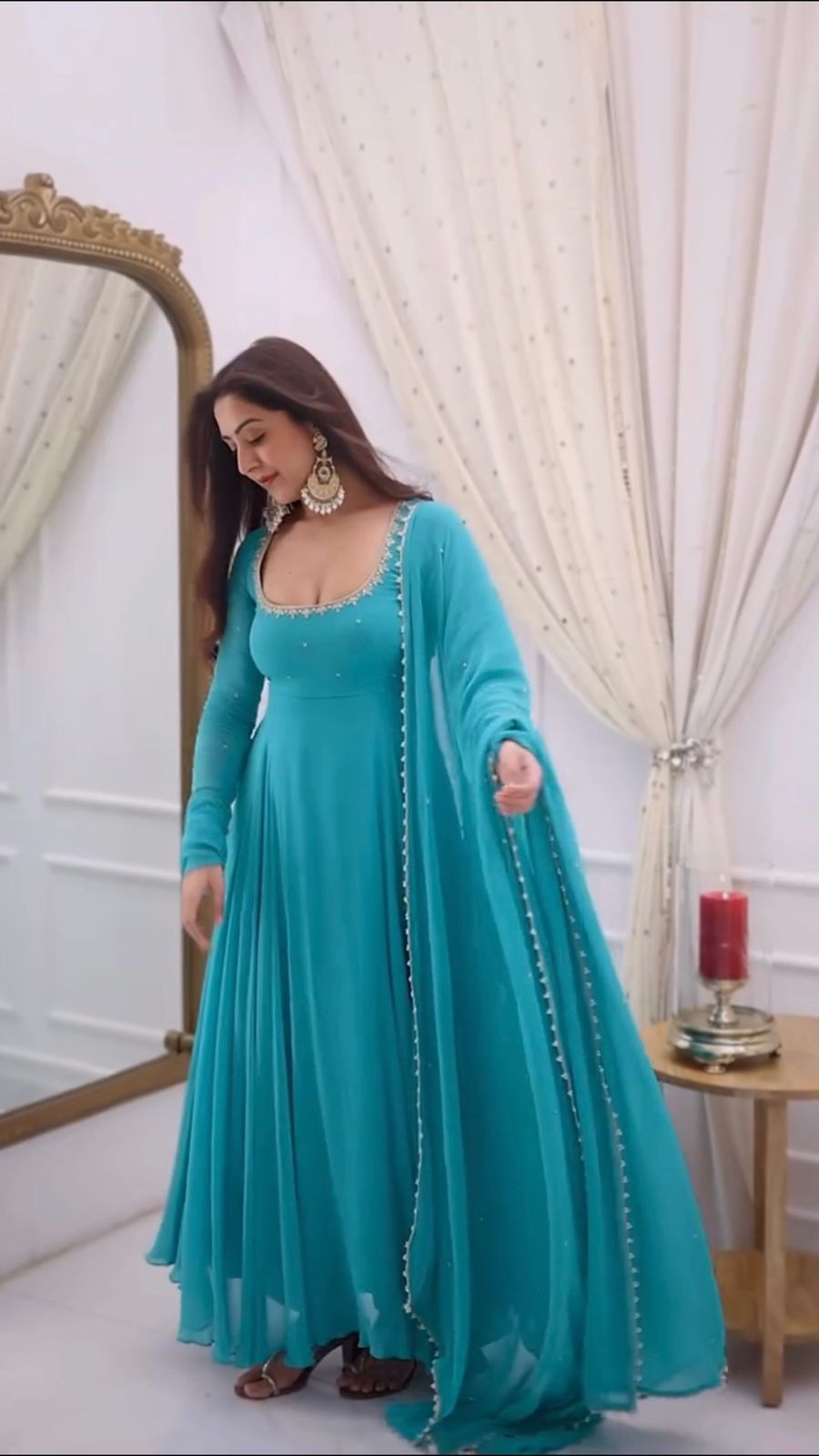 Wedding & Party Special  Premium Embroidered Anarkali Set