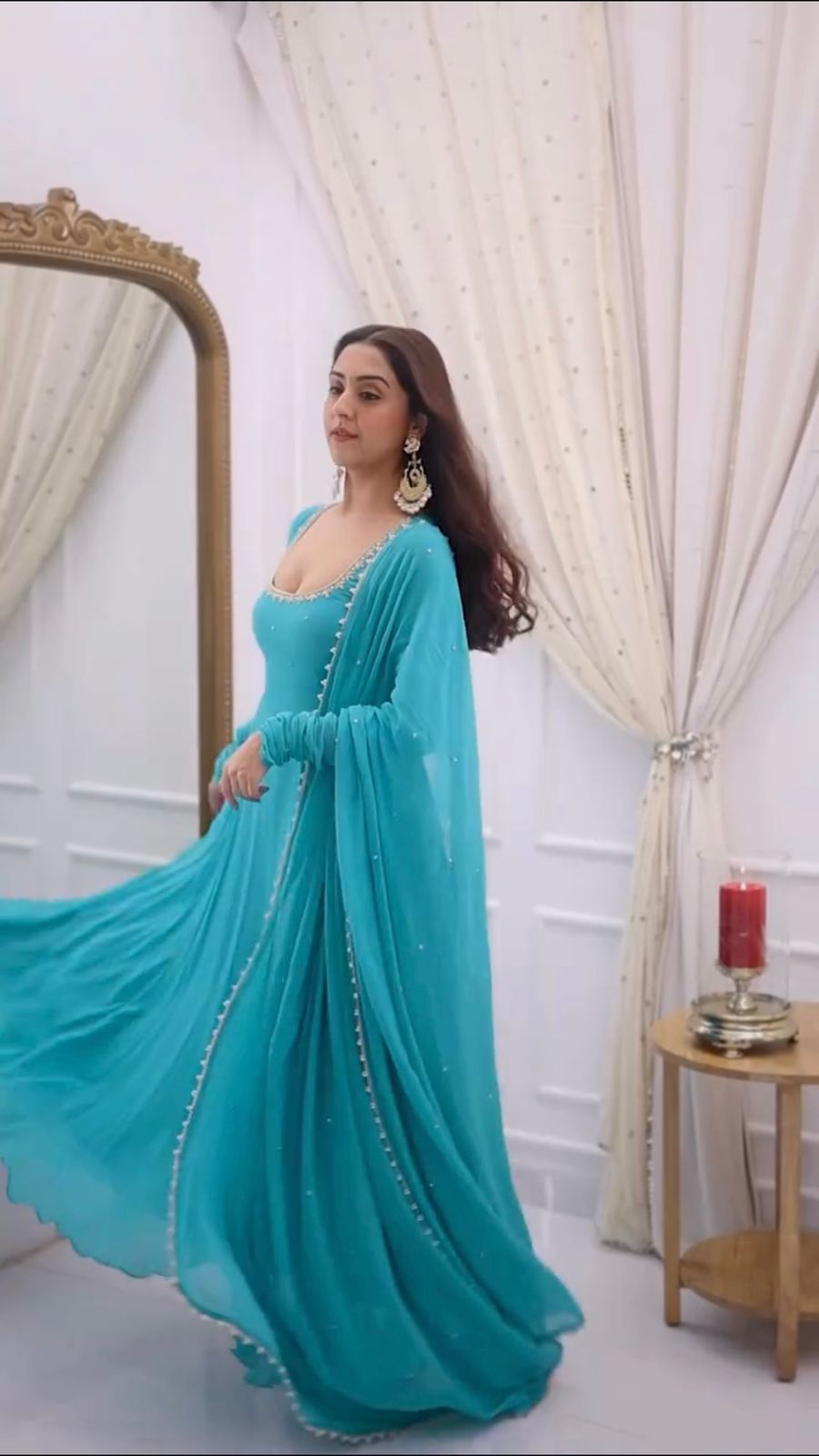 Wedding & Party Special  Premium Embroidered Anarkali Set